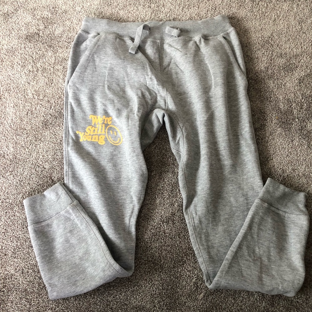 Fanjoy: We’re Still Young Gray Sweatpant Size L